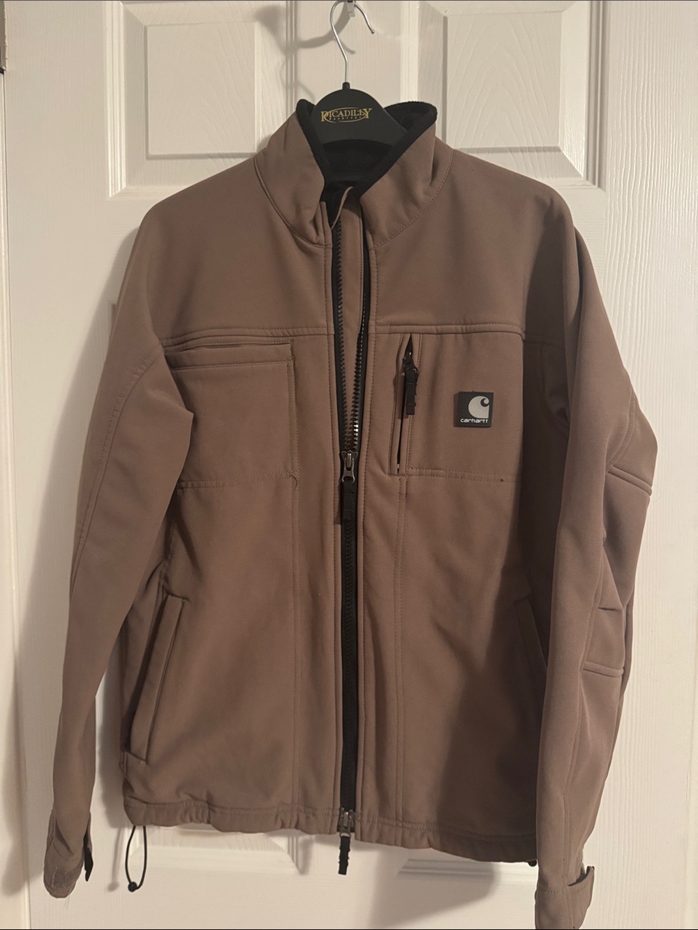 Carhartt Men’s Tan Softshell Shirt Jacket